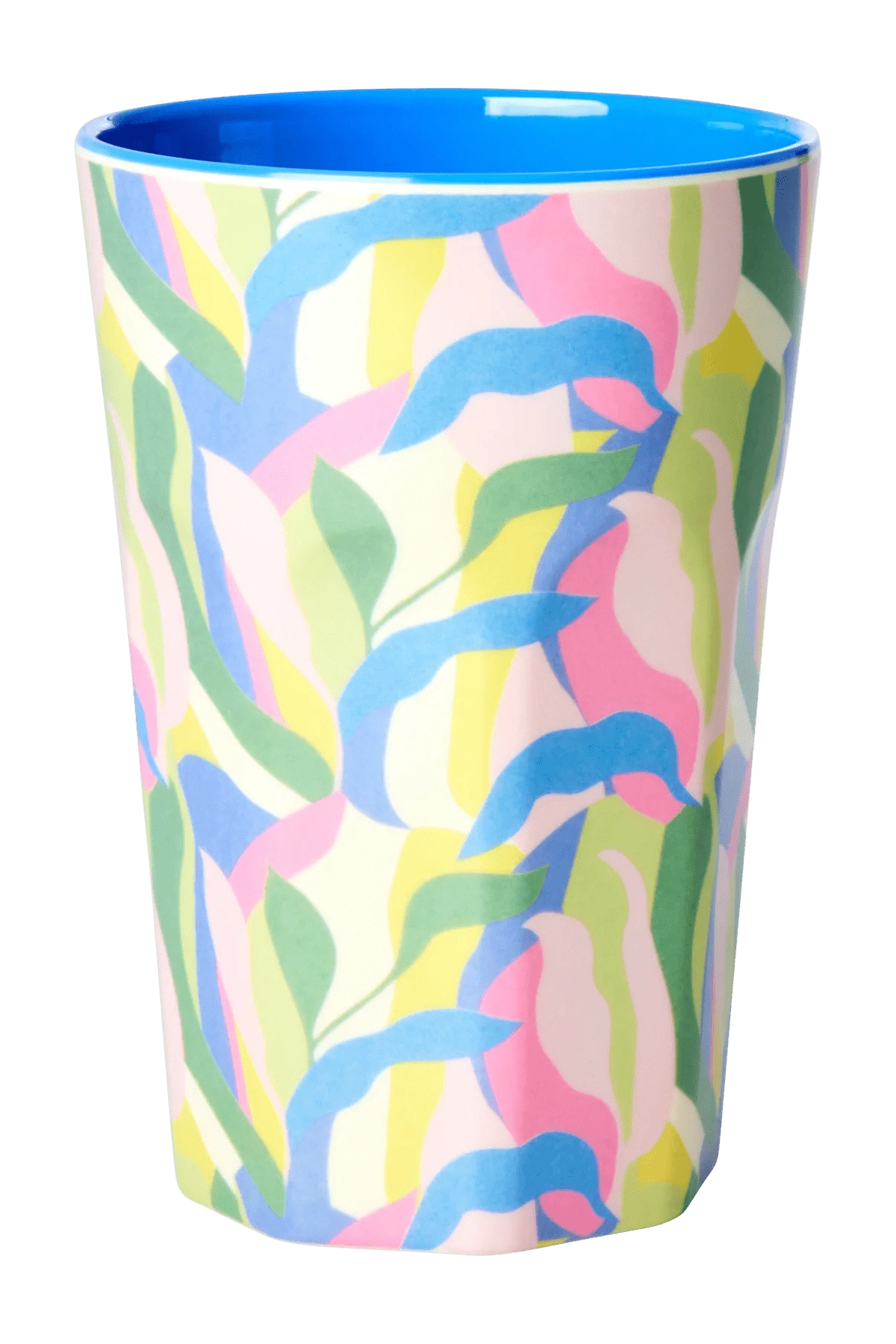 Blue Jungle Fever Print - Tall Melamine Cup - Mu Shop