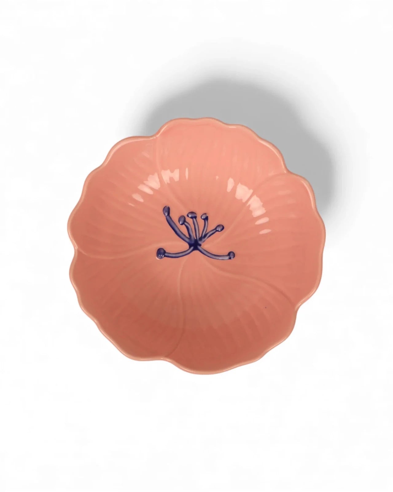 Blush Stoneware Stand Flower Bowl - Mu Shop