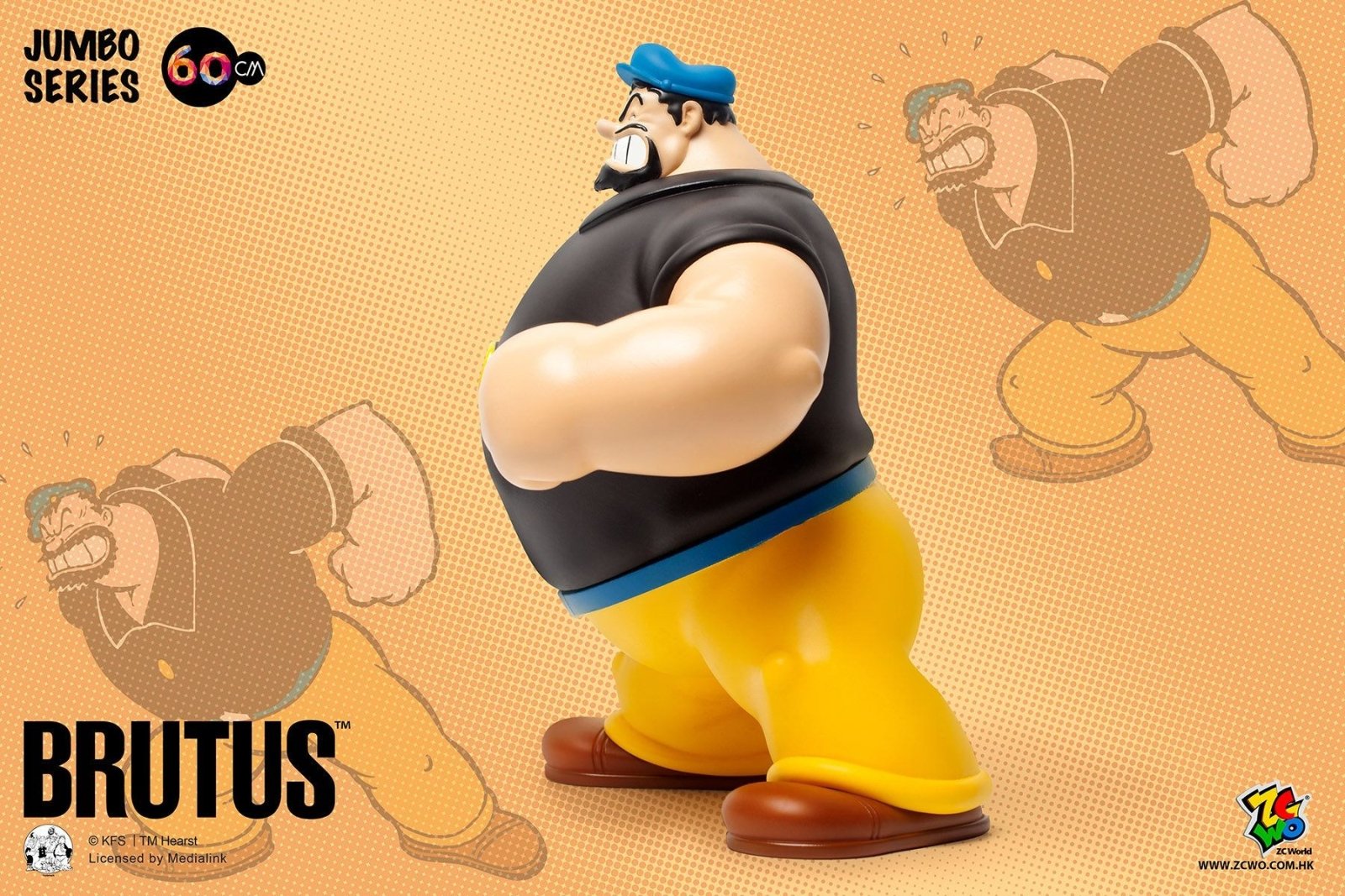 Brutus Popeye 90th Anniversary Vinyl Figure 60cm - Mu Shop