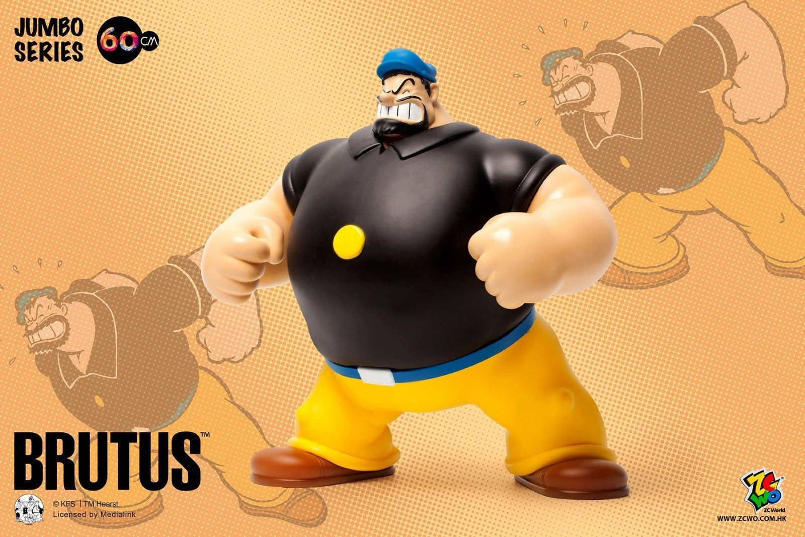 Brutus Popeye 90th Anniversary Vinyl Figure 60cm - Mu Shop