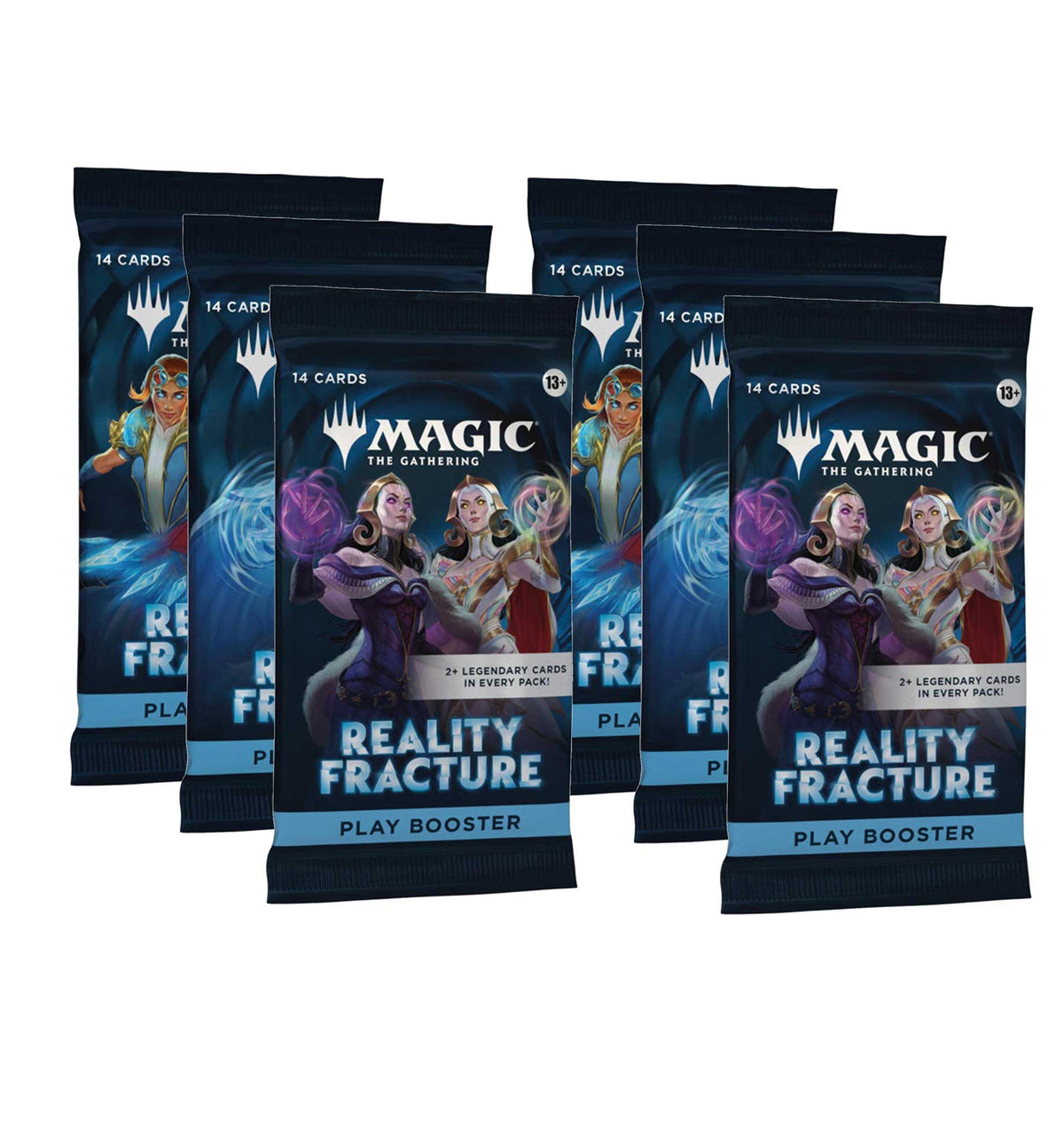 Magic: The Gathering Reality Fracture Play Booster  6 Pack Bundle