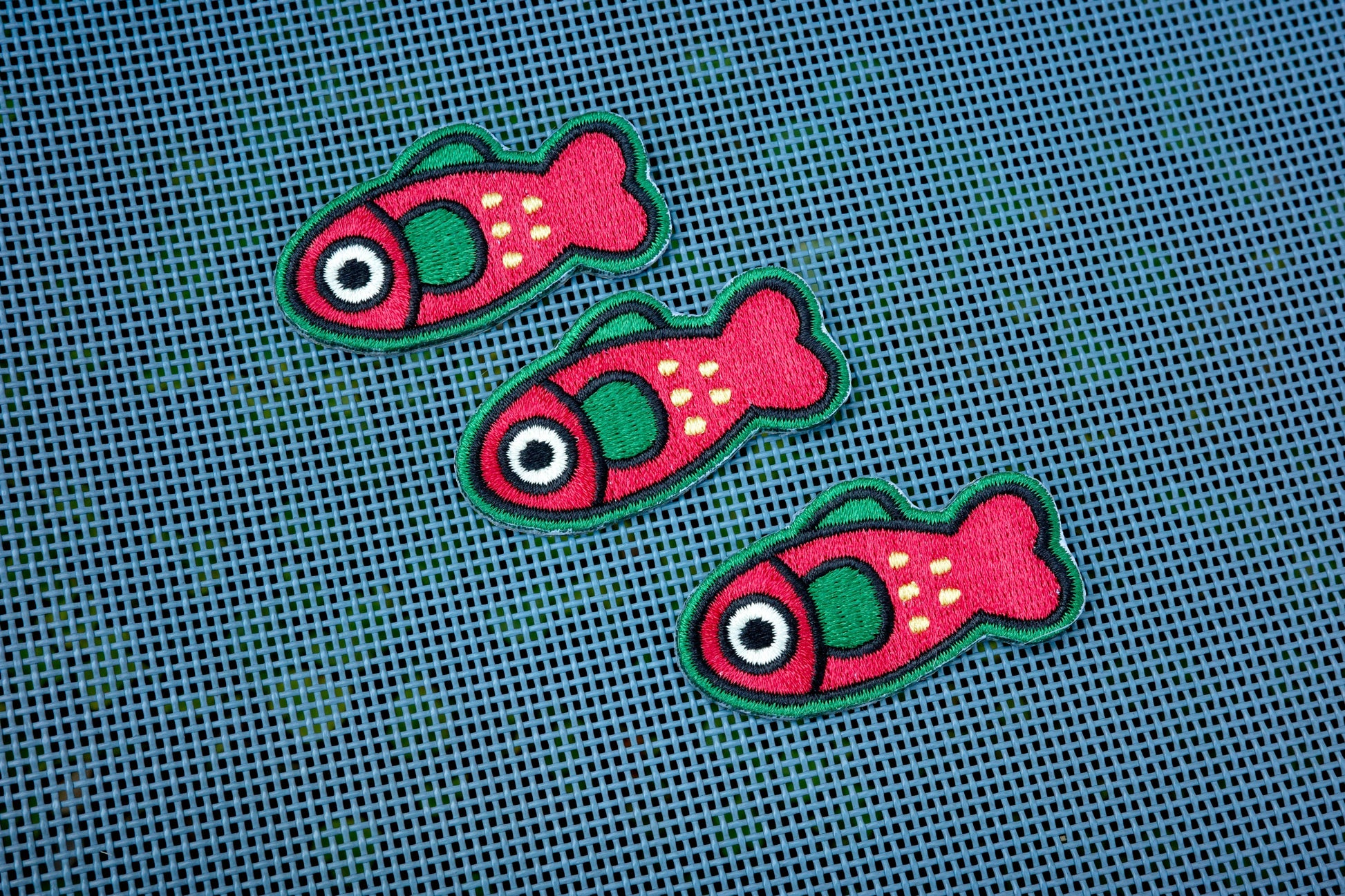 Strawberry Fish Patch detail view 4