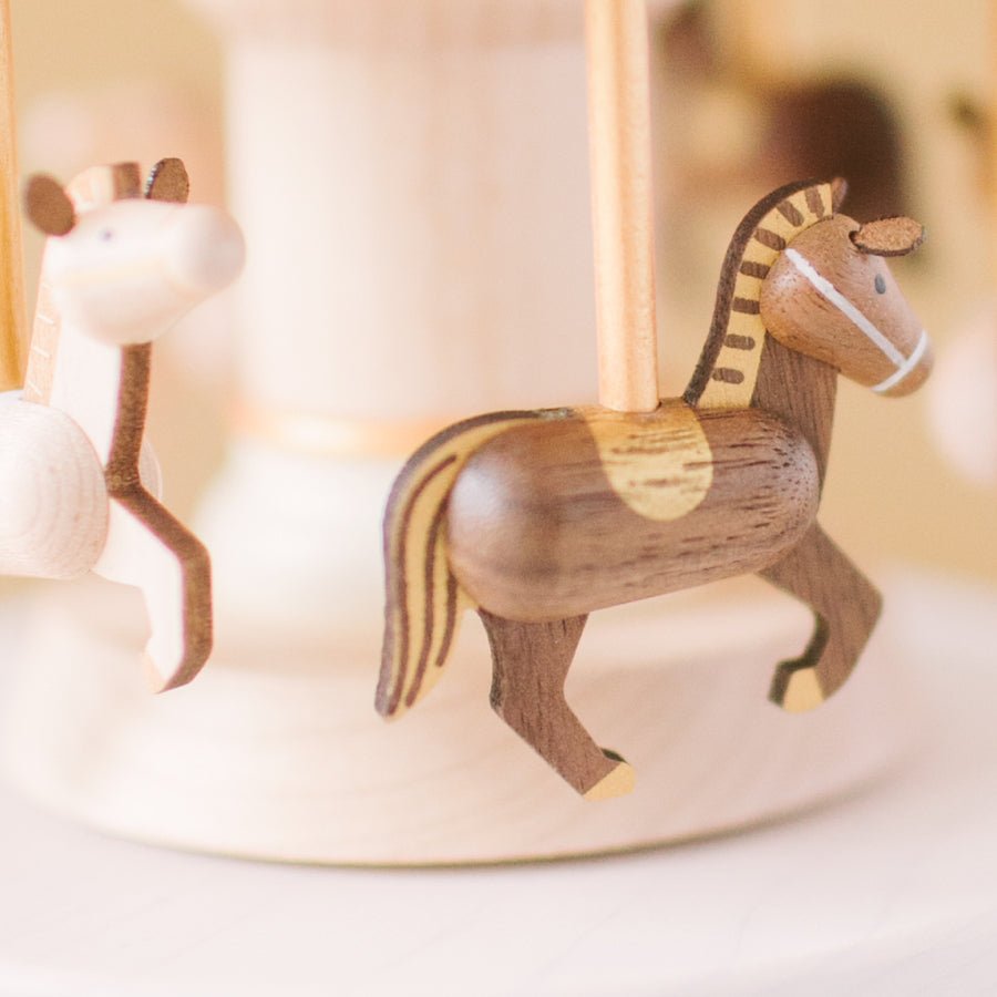 Carousel Music Box Double Around Up and Down - Mu Shop