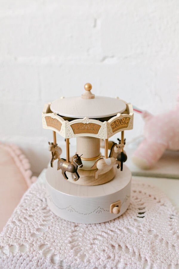 Carousel Music Box Double Around Up and Down - Mu Shop