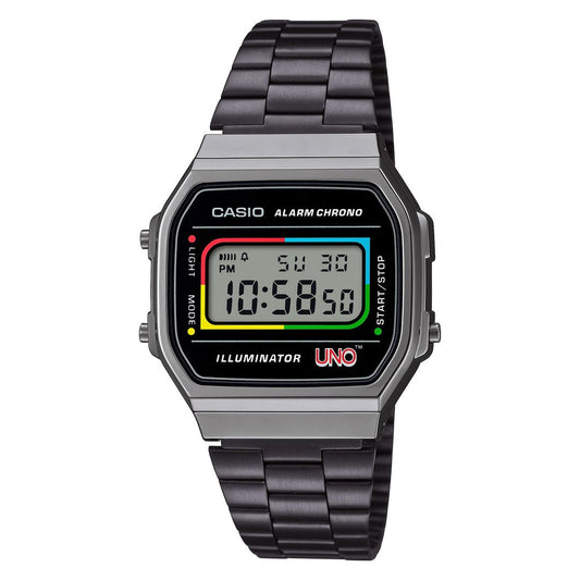 CASIO DIG UNO COLLAB, Black Face, Black IP S/Steel - Mu Shop