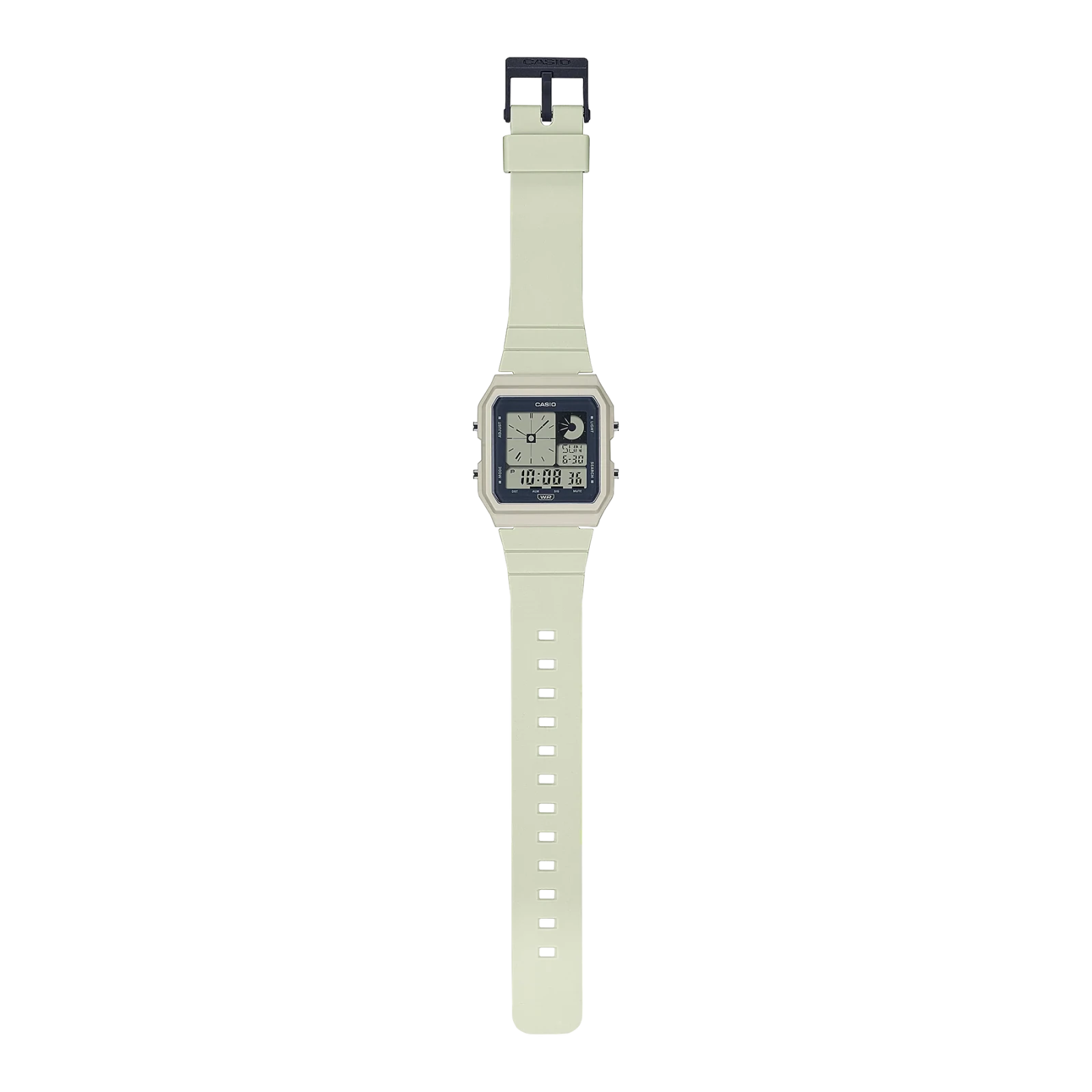 CASIO DIGITAL PLAYFUL, WHITE RESIN BAND - Mu Shop