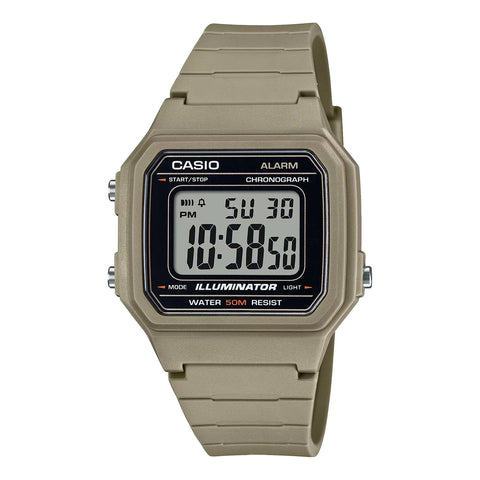 Casio Utility Beige Digital Watch - Mu Shop