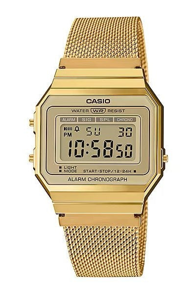 CASIO VINTAGE A700 Series GOLD MESH - Mu Shop