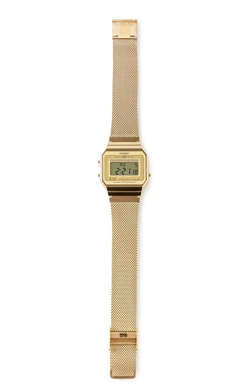 CASIO VINTAGE A700 Series GOLD MESH - Mu Shop