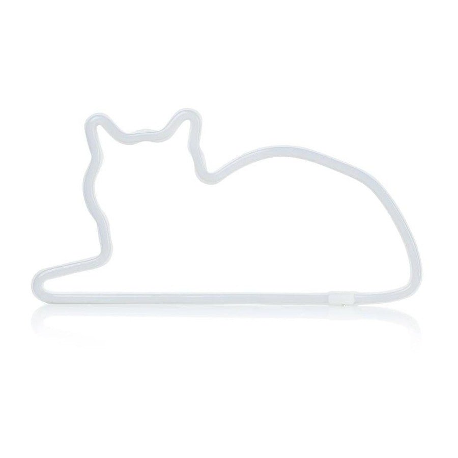 Cat Sitting Neon USB Light - Mu Shop