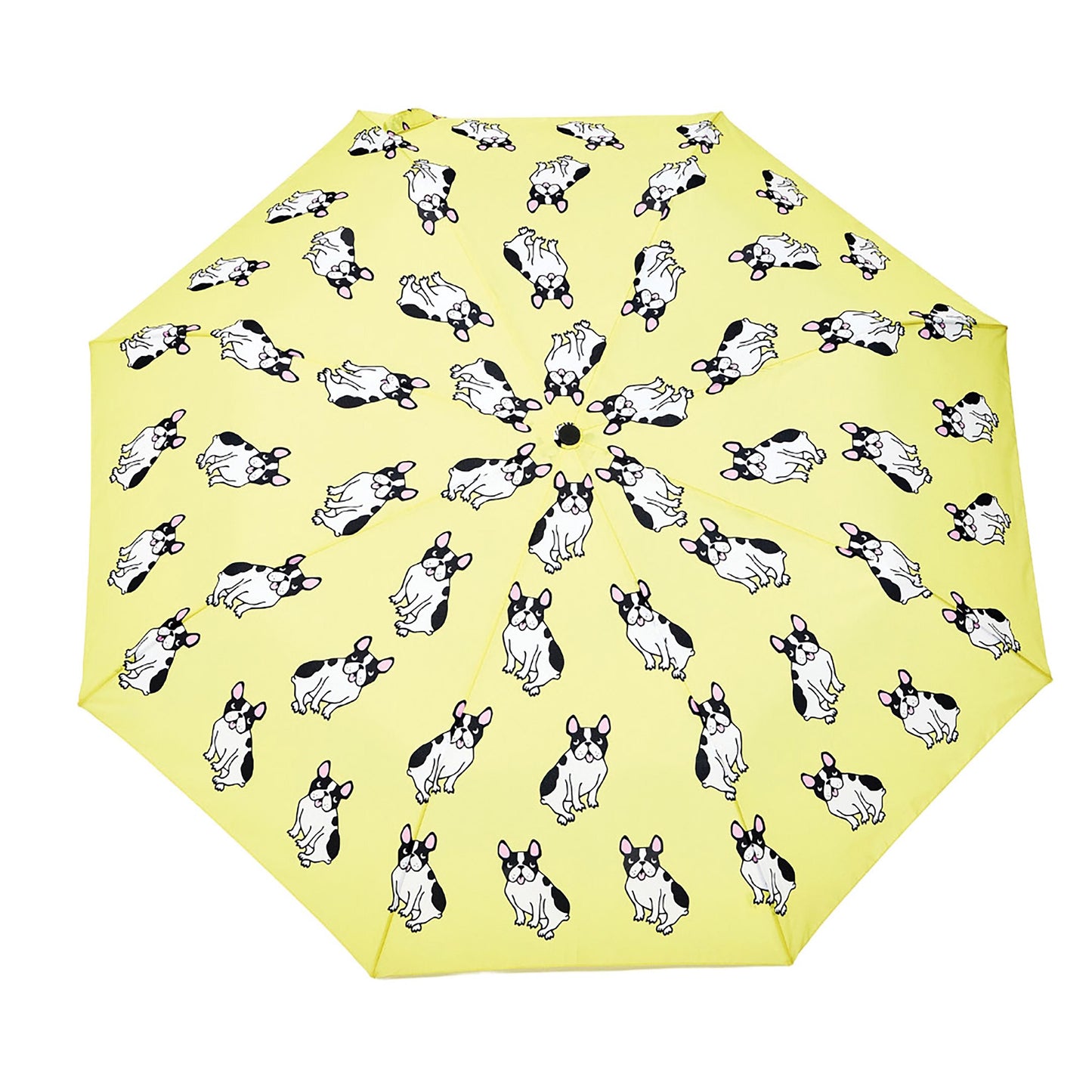 Compact Umbrella - Coucou Suzette Bouledogue Yellow