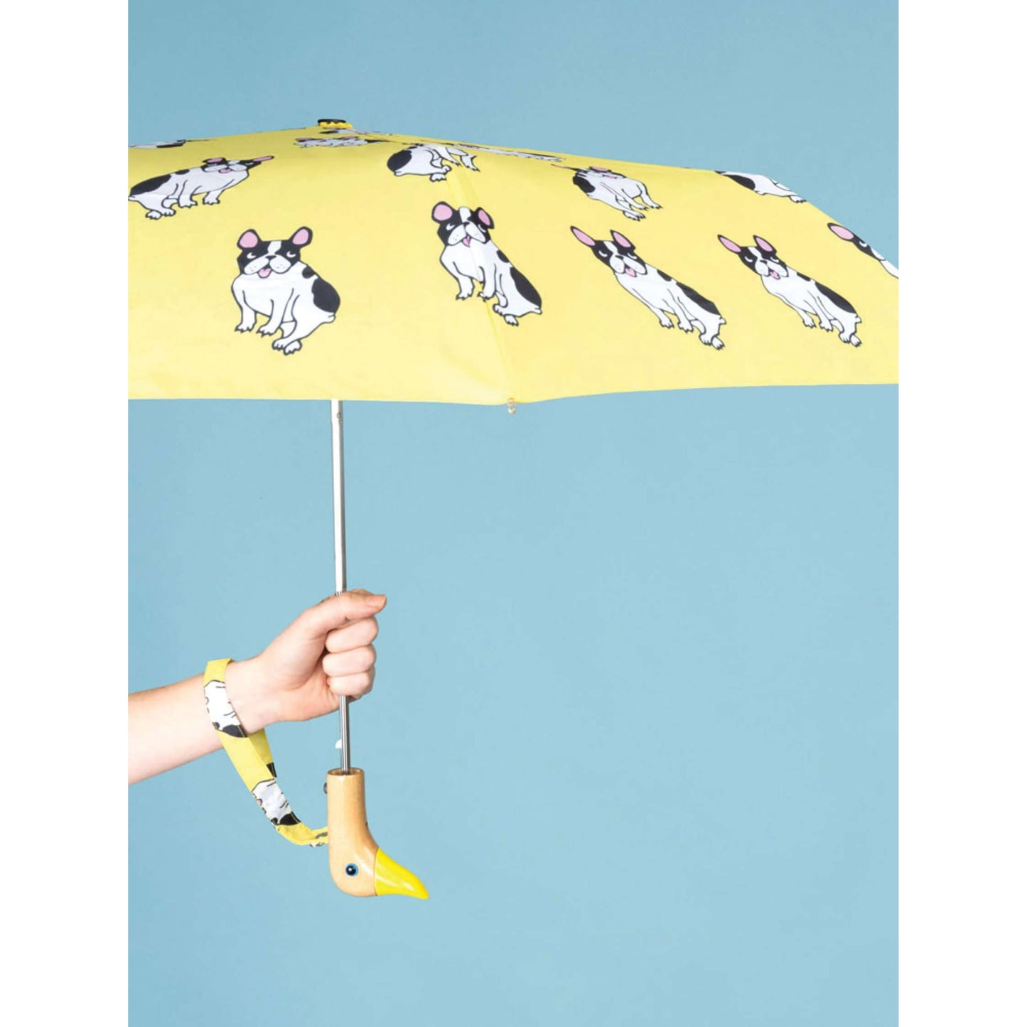 Compact Umbrella - Coucou Suzette Bouledogue Yellow