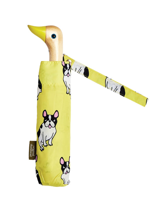 Compact Umbrella - Coucou Suzette Bouledogue Yellow