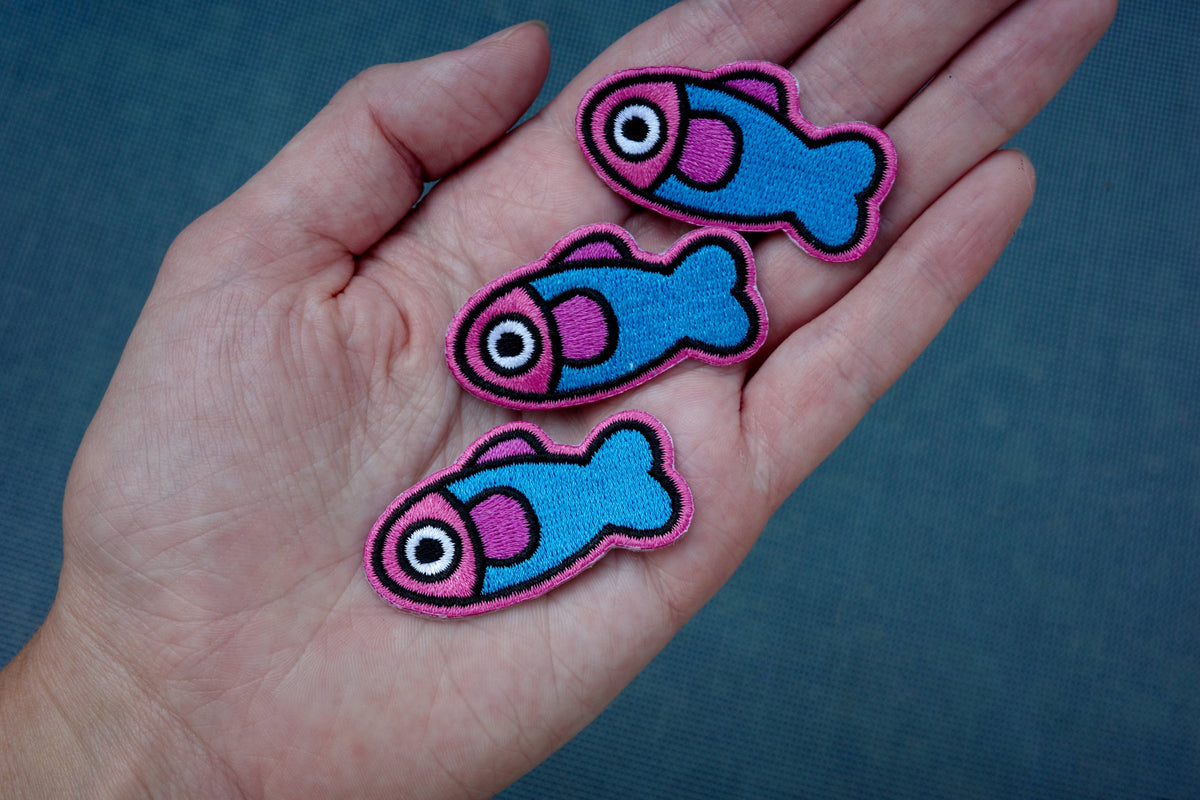 90's Throwback Fish Patch detail view 3