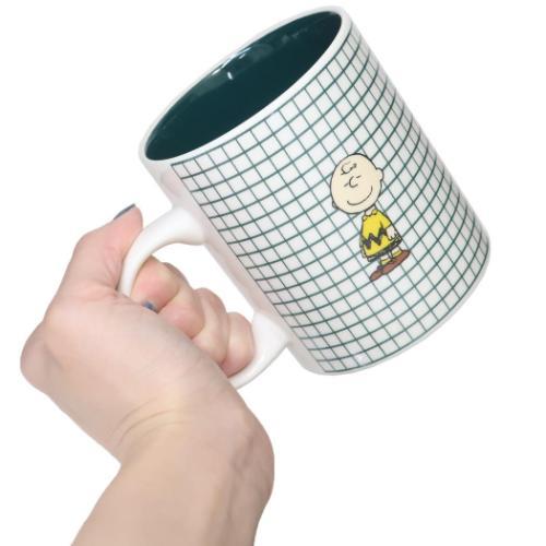 Charlie Brown Checkered Mug - Mu Shop