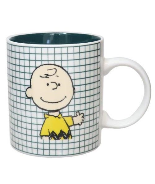 Charlie Brown Checkered Mug - Mu Shop