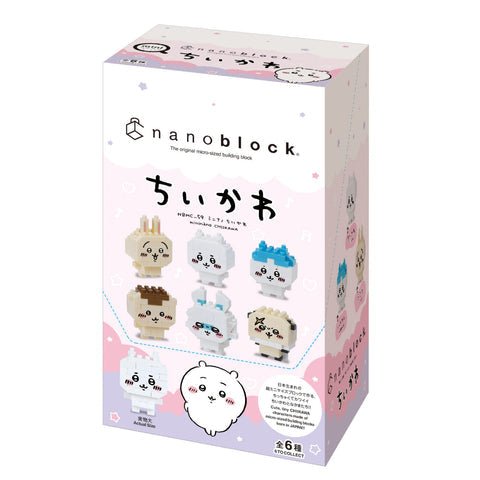 Chiikawa Nanoblock Mini Figure Blind Bag Building Block (6 - in - 1 box) - Mu Shop