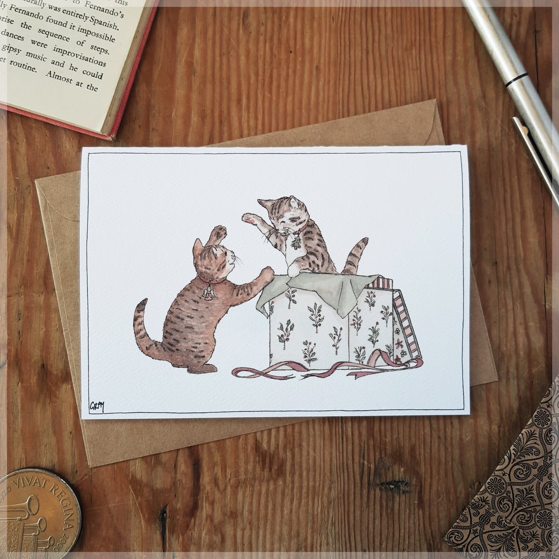 Christmas Kitties - Christmas Card - Mu Shop