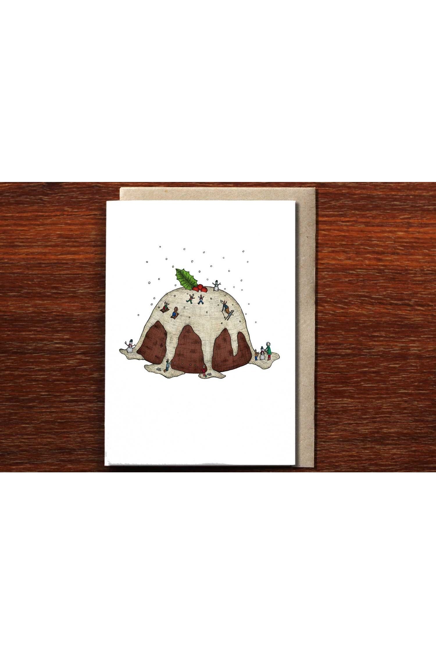 Christmas Pudding - Christmas Card - Mu Shop