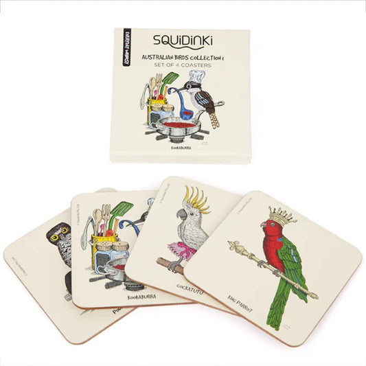 Coaster Sets: Australian Bird Collection - Mu Shop