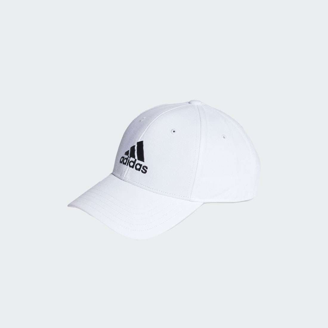 Cotton Baseball Cap - White - Mu Shop