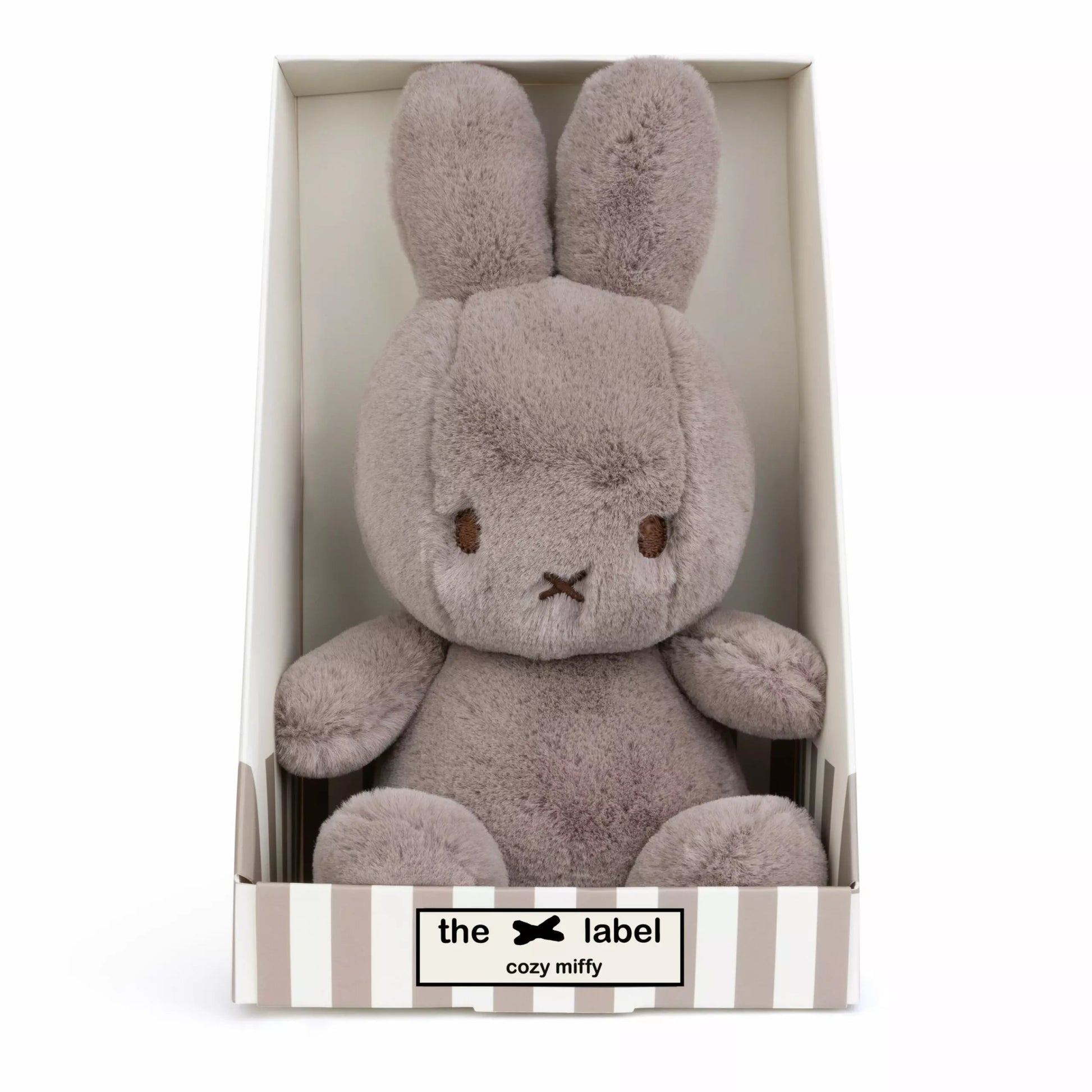 Cozy Miffy Sitting Taupe in Giftbox – 23cm - Mu Shop