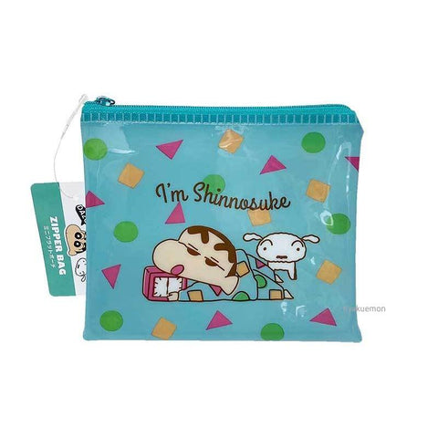 Crayon Shinchan Mini Flat Pouch - Mu Shop