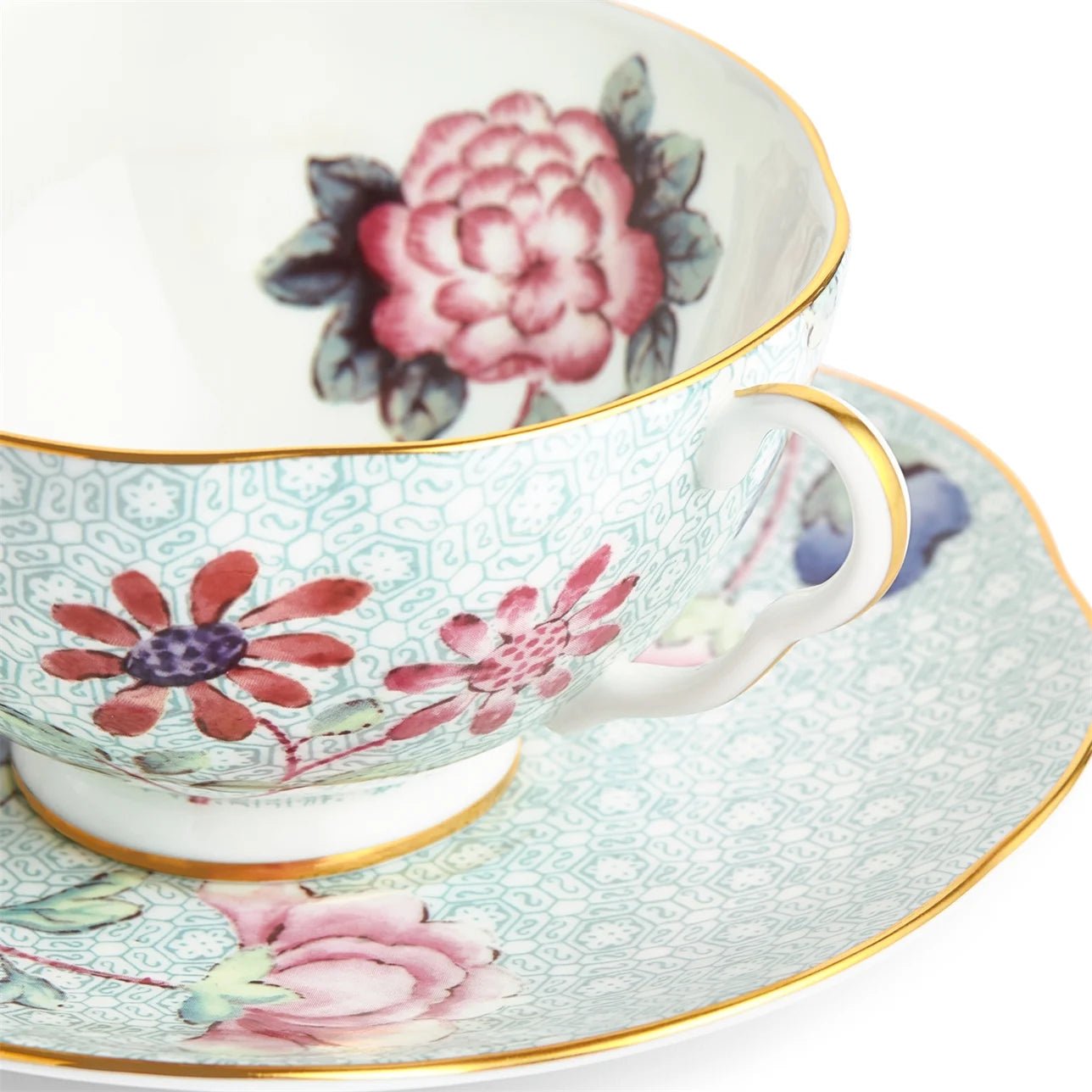 Cuckoo Green Teacup and Saucer - Mu Shop