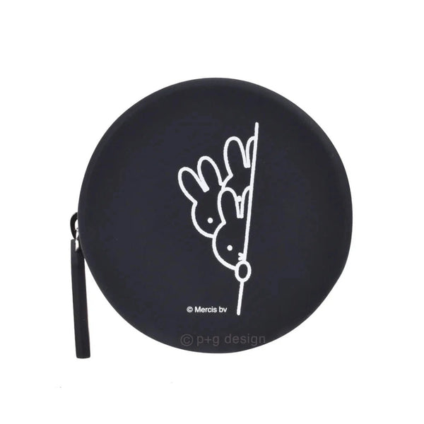 CURUN Miffy Black Round Pouch - Mu Shop