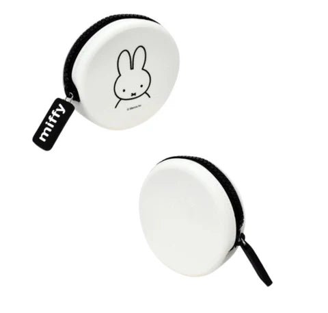 CURUN Miffy White Round Pouch - Mu Shop