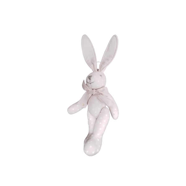 Cute Bunny Plush Keyring - pink - Mu Shop