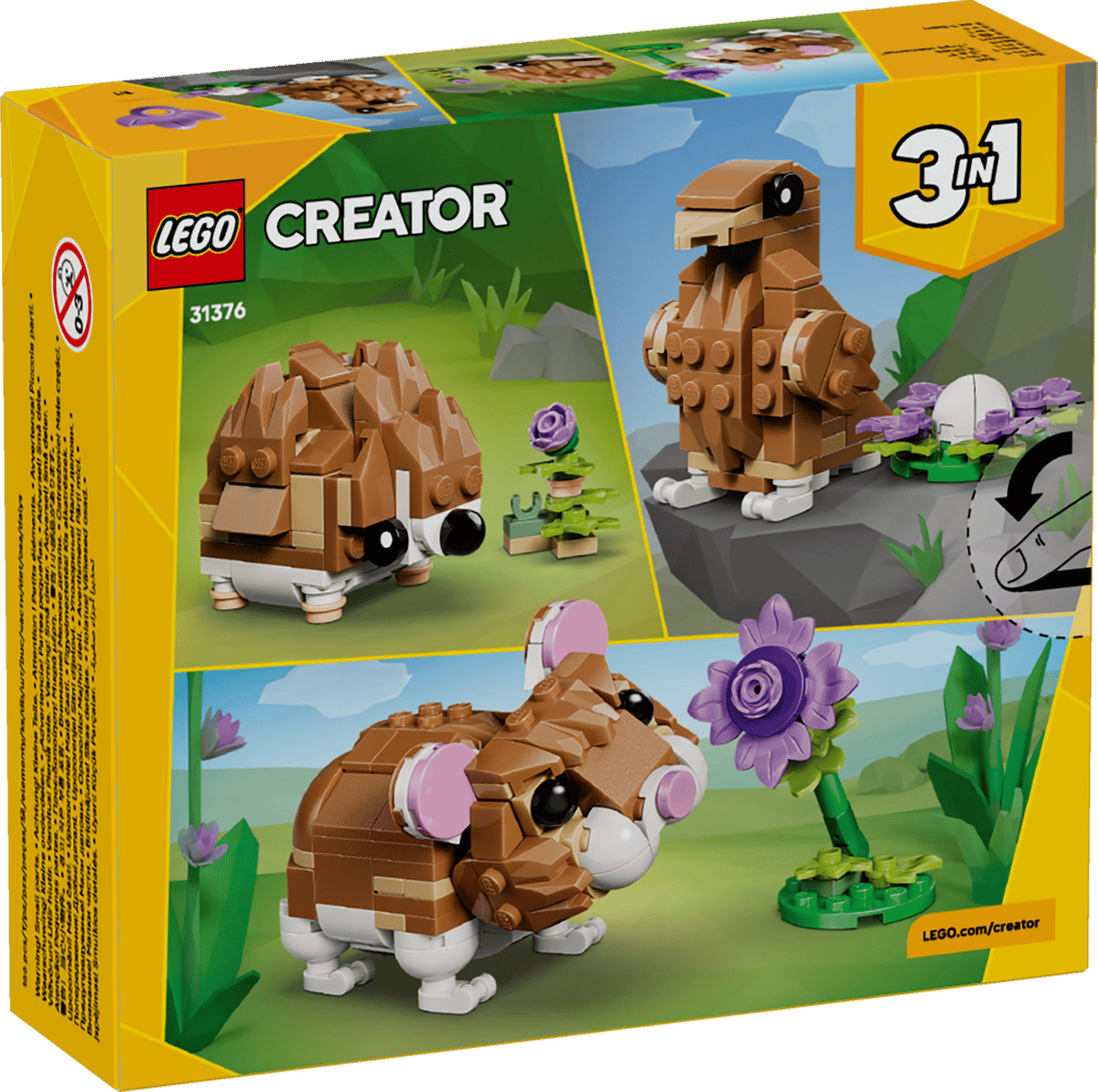 Cute Hamster with a Flower - Mu Shop