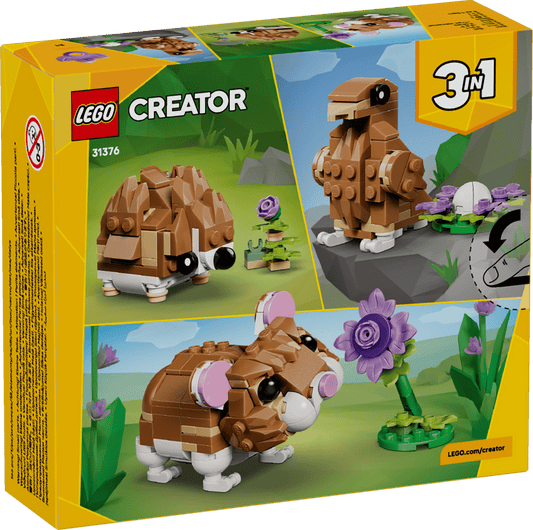 Cute Hamster with a Flower - Mu Shop