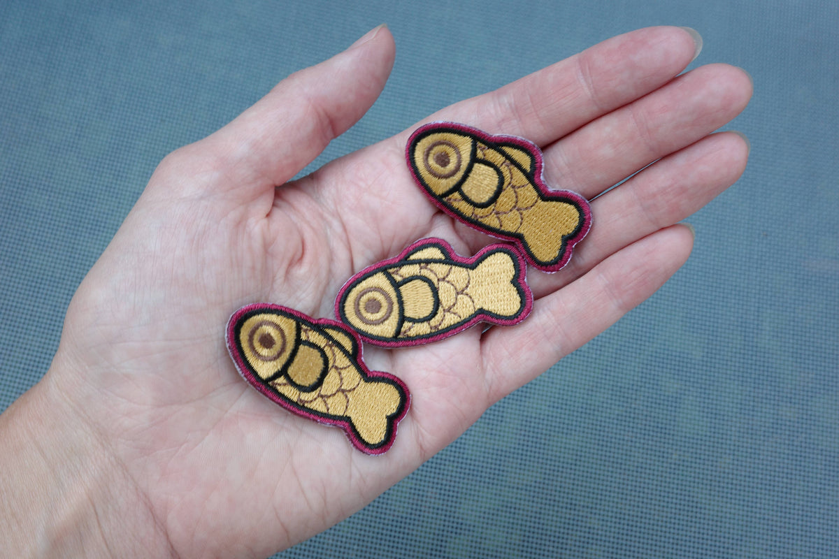 Taiyaki Fish Patch detail view 2