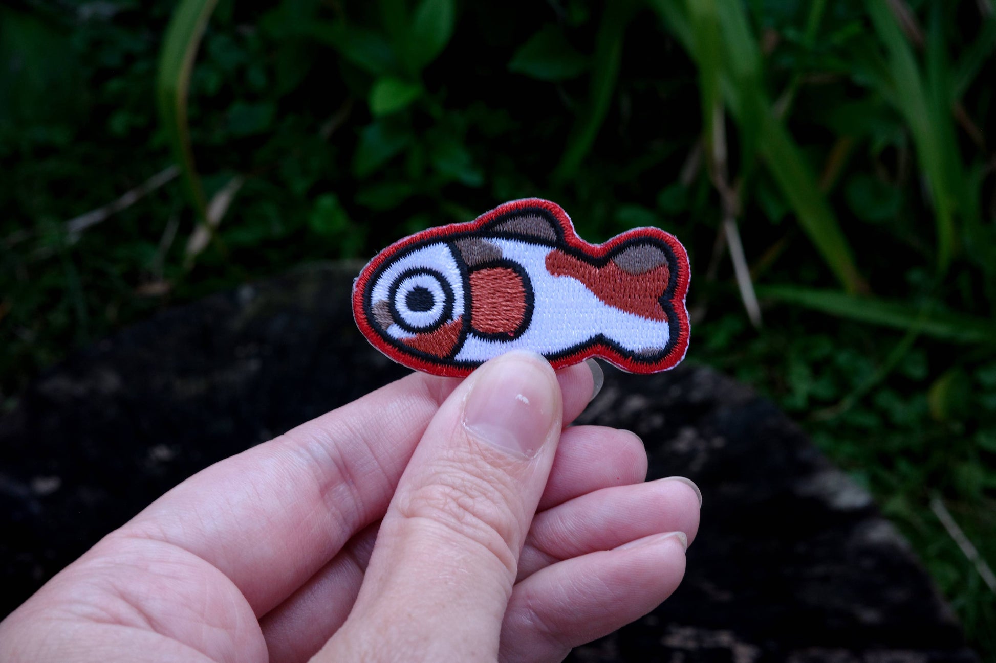 Koi Fish Patch detail view 4