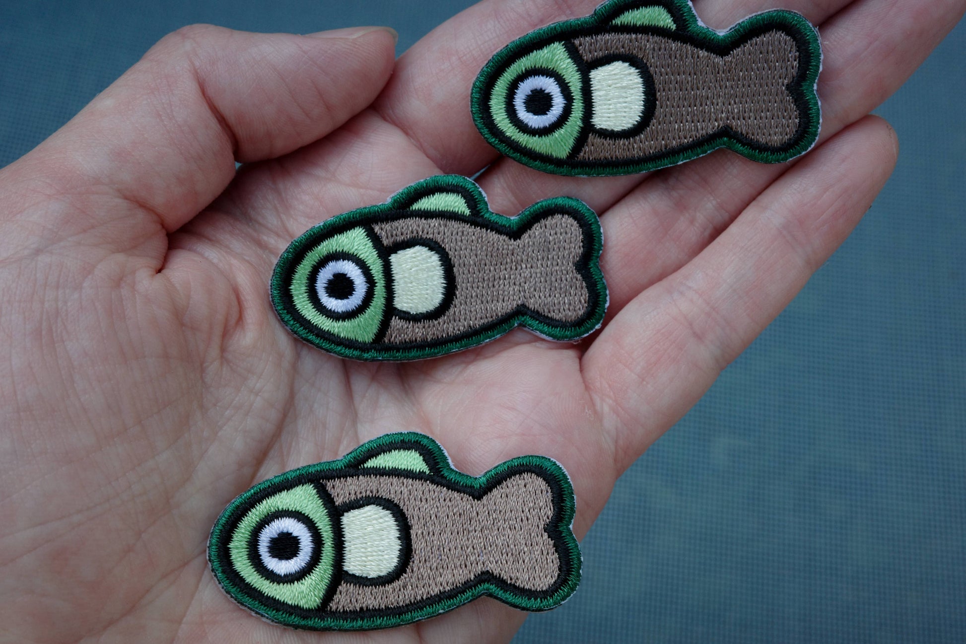 Woodsy Fish Patch detail view 4