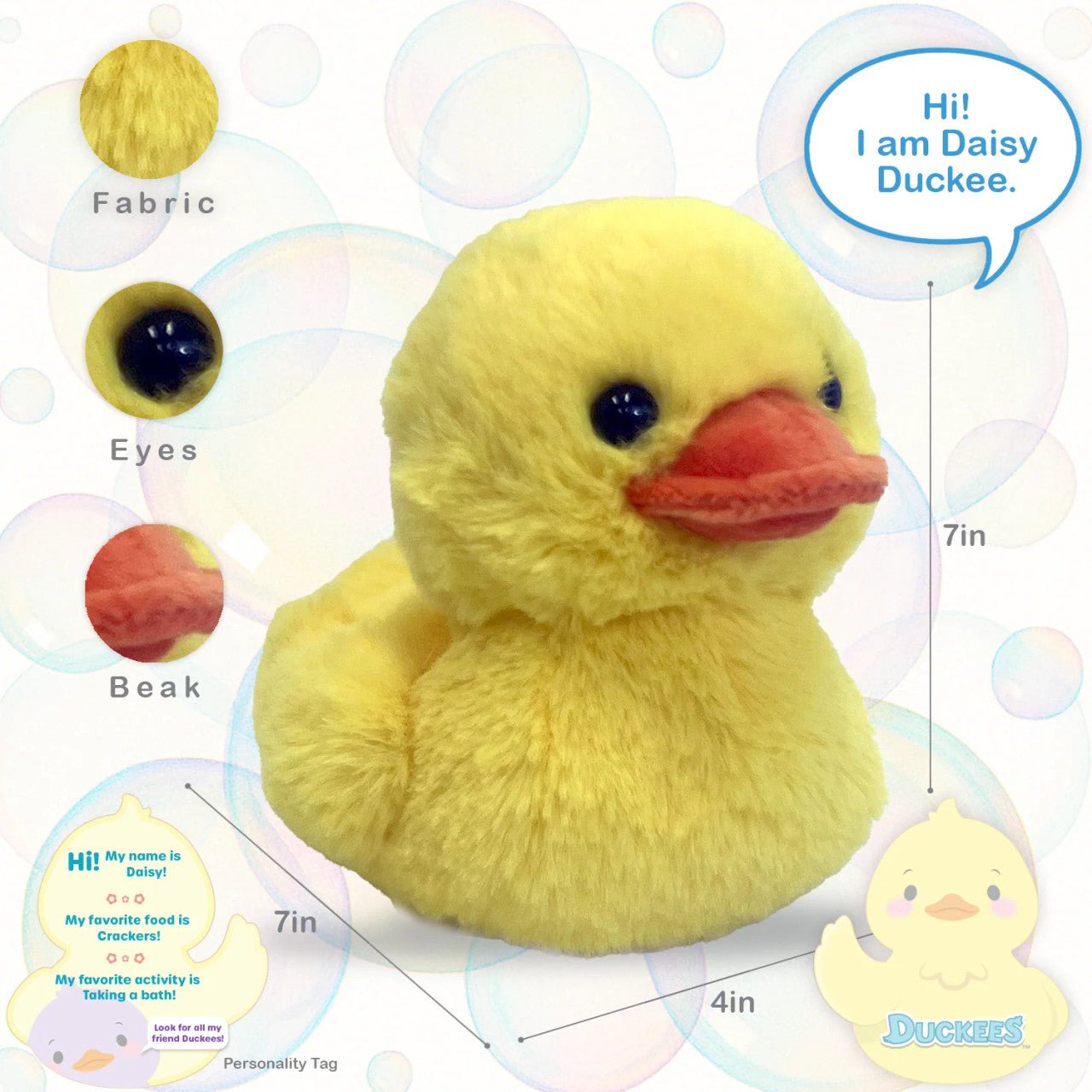 Daisy Duckee Plush 18 cm - Mu Shop