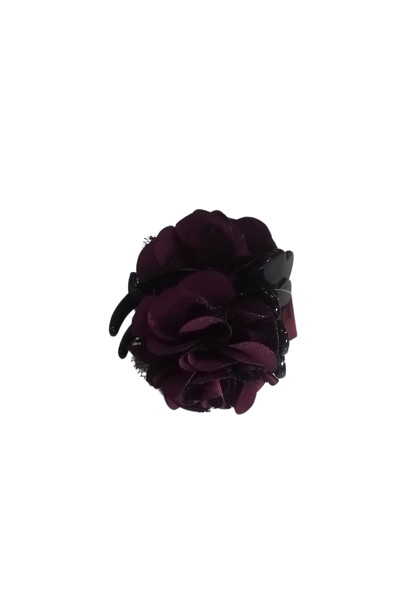 Dark Purple Flower Hair Clip - Mu Shop