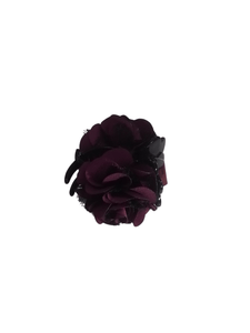 Dark Purple Flower Hair Clip - Mu Shop