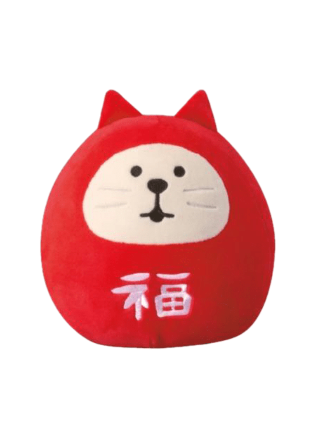 Decole Concombre Puffy Mascot - Lucky Cat Daruma Medium - Mu Shop