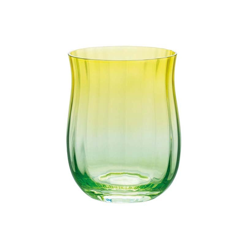 Decole Flower Glass Cup Yellow Small - Mu Shop