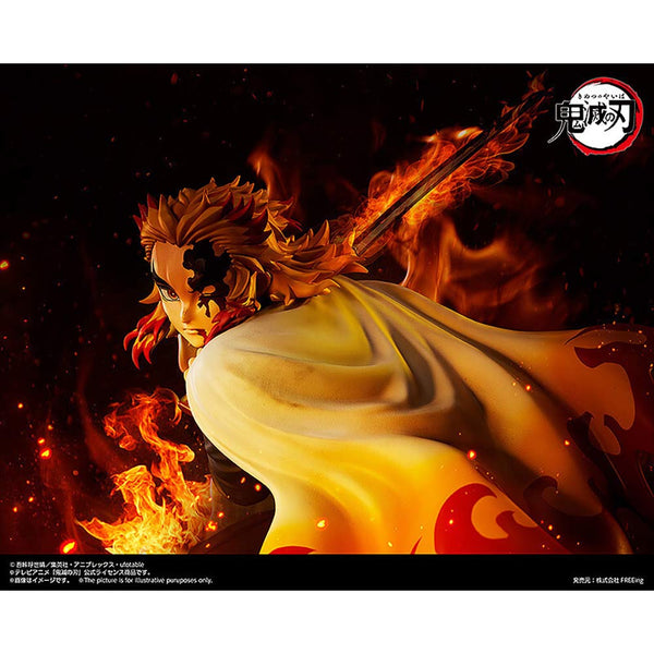 Demon Slayer: Kimetsu no Yaiba - Kyojuro Rengoku 1/4 Scale Figure - Mu Shop