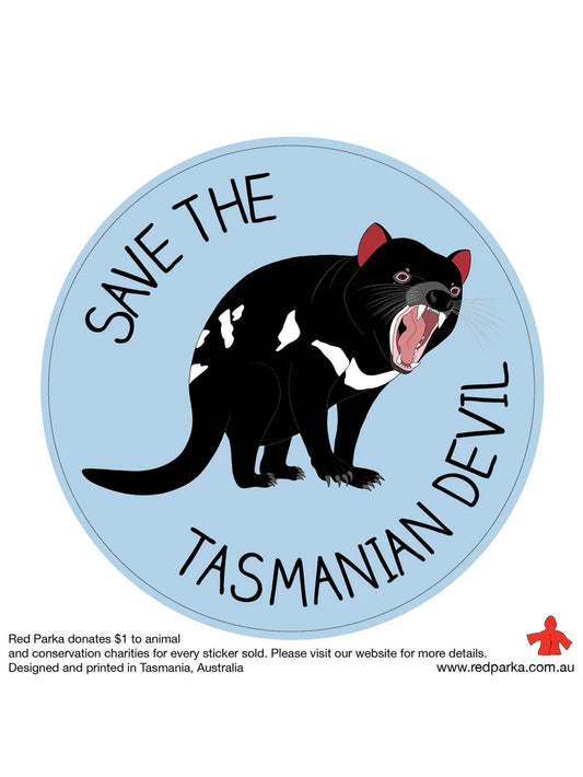 Save the Tasmanian Devil Sticker