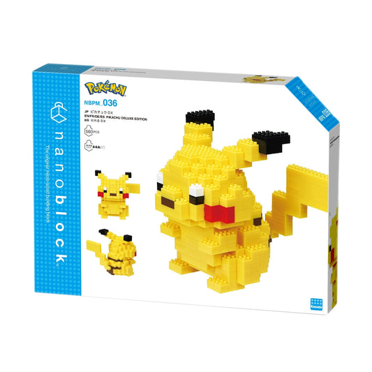 Pokémon Pikachu Deluxe nanoblock boxed set
