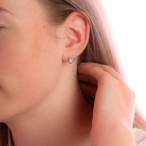 Disney Slat pack range Stainless Steel Mickey head earrings - Mu Shop
