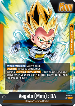 Dragon Ball Super Fusion World Vegeta (Mini) Super Saiyan 3 Starter Deck FS08 - Mu Shop