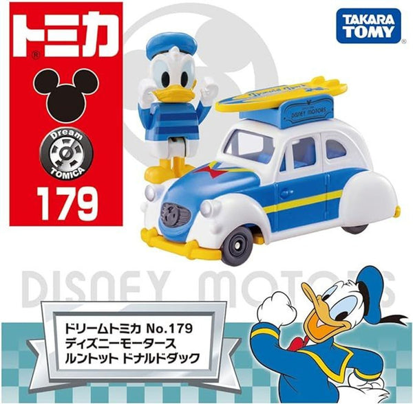 Dream Tomica No.179 Disney Motors Runabout Donald Duck - Mu Shop