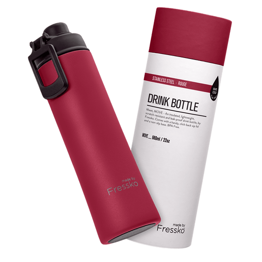 Drink Bottle - Move Rouge 660ml - Mu Shop