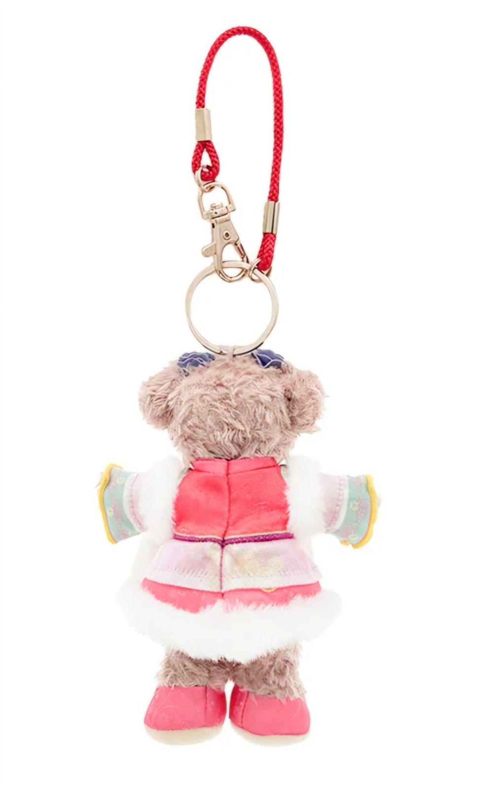 Duffy and Friends Plush Bag Key Charm 13cm 2025 Chinese New Year Hong Kong Disneyland - Mu Shop