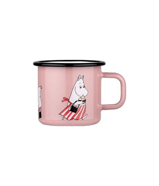 Moominmamma Pink Enamel Mug 370ml